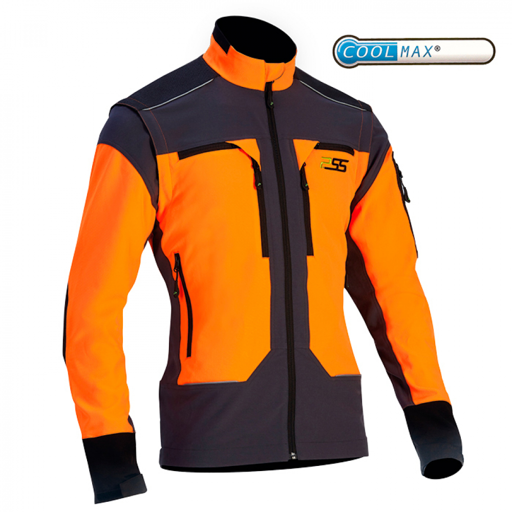 Forst-Stretchjacke X-treme Vario von PSS ora/grau