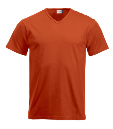 Basic-T V-Neck T-Shirt von Clique