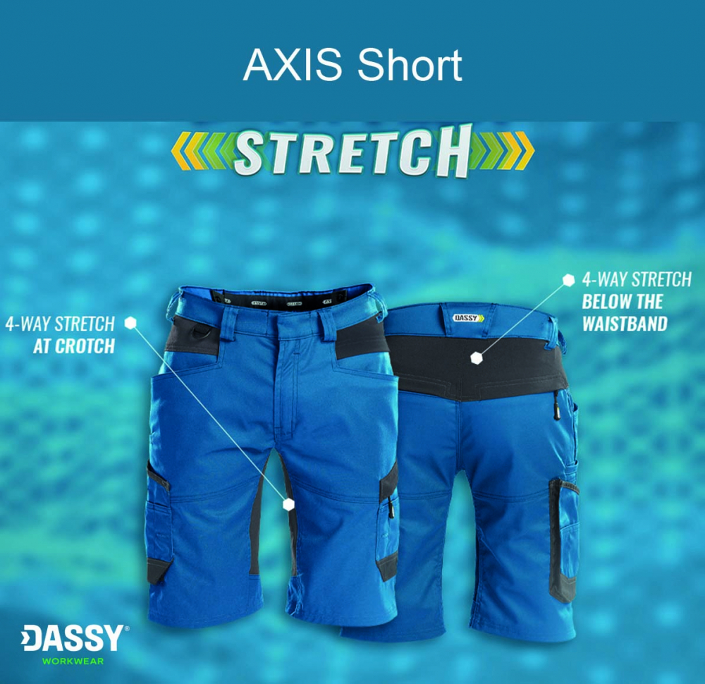 D-Flex AXIS Short 4WayStretch von Dassy