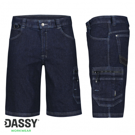 TOKYO Workershorts denim Stretch von Dassy