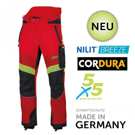 Forst-Bundhose X-treme Breeze rot-gelb von PSS