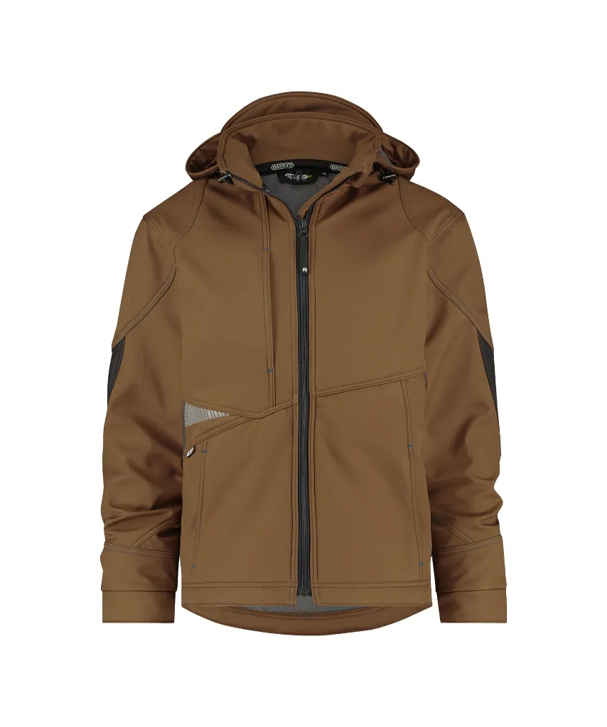 dassy-gravity-softshell-jacket-clay-brown-anthracite-grey-front.webp