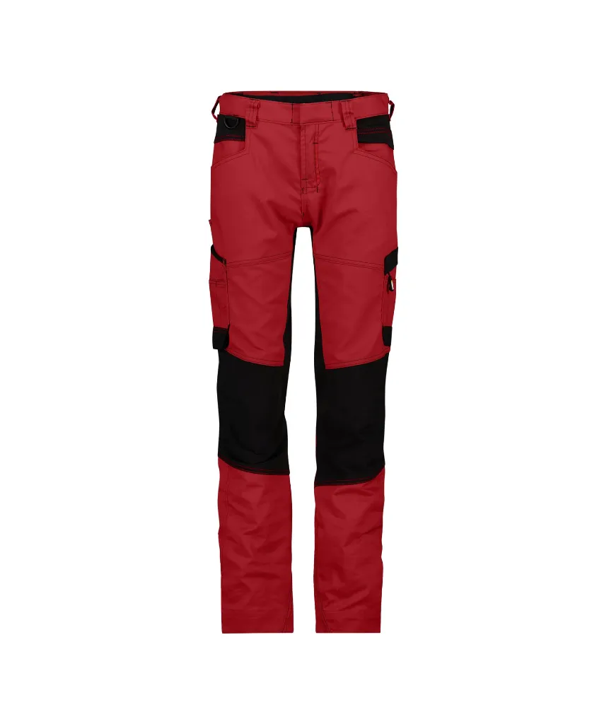 dassy-helix-women-work-trousers-stretch-red-black-front.webp