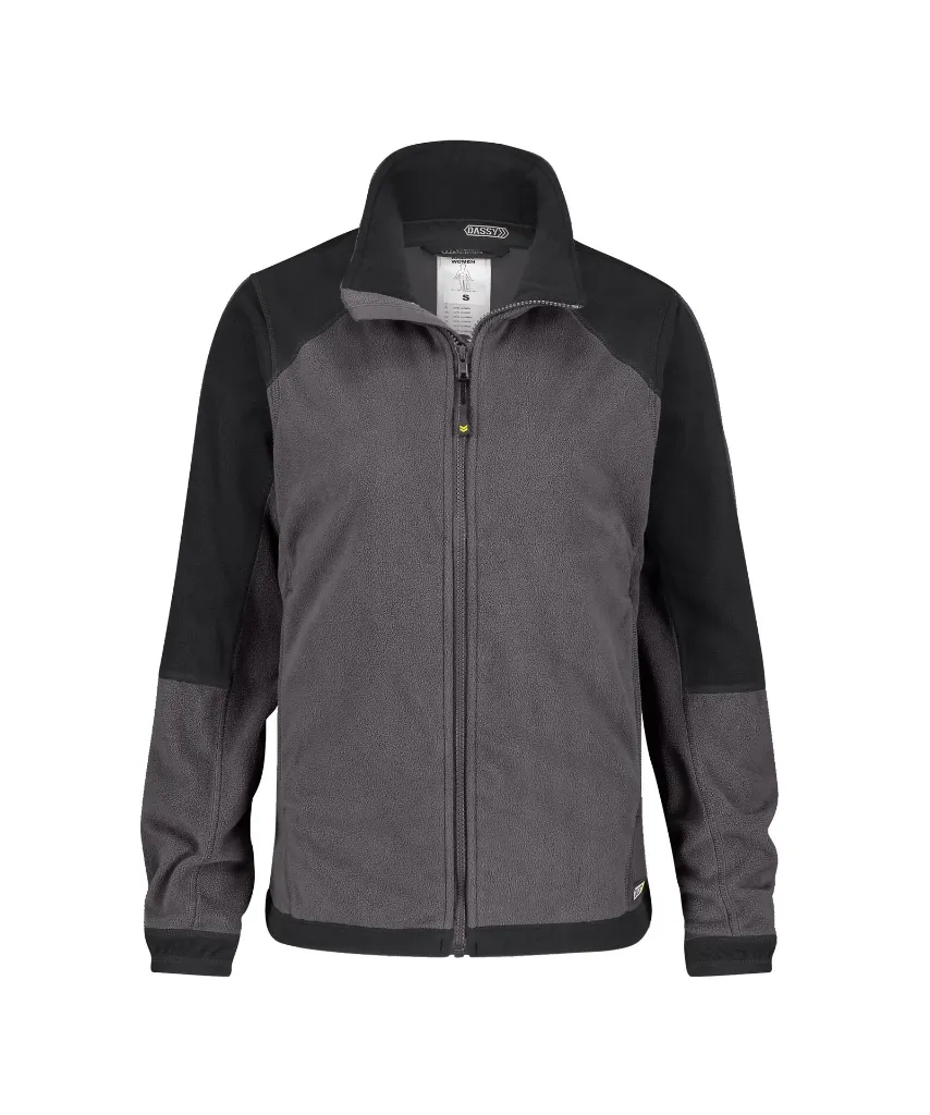 dassy-kazan-women-two-tone-fleece-jacket-cement-grey-black-front.webp
