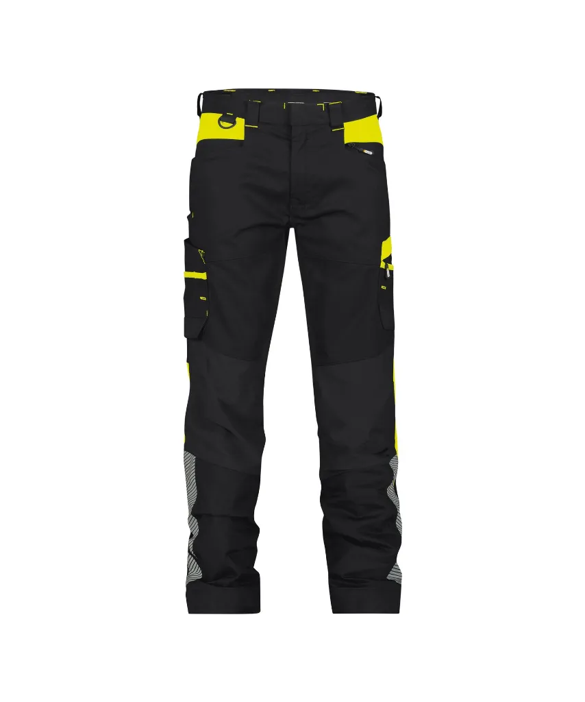 dassy-hong-kong-work-trousers-stretch-black-yellow-front.webp