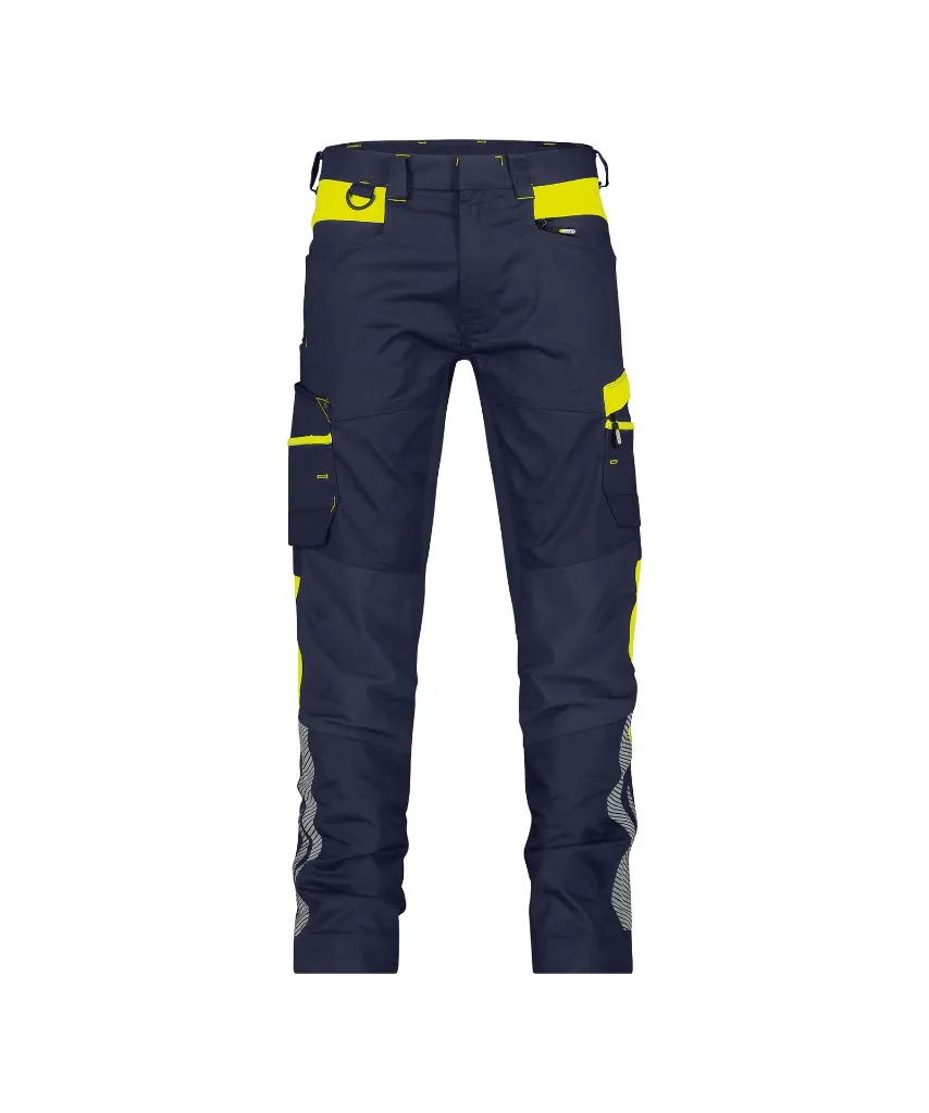 dassy-hong-kong-work-trousers-stretch-midnight-blue-fluo-yellow-front.webp
