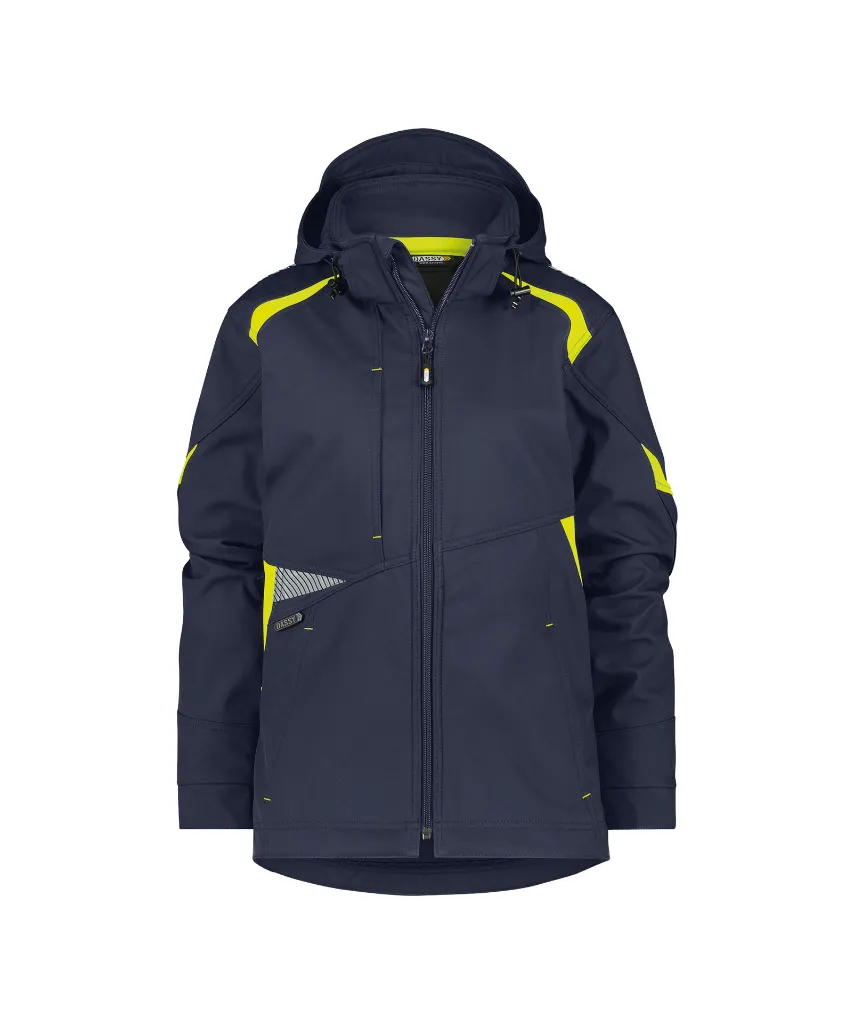 dassy-kalama-women-softshell-jacket-midnight-blue-fluo-yellow-front.webp
