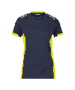 dassy-tampico-women-t-shirt-midnight-blue-fluo-yellow-front.webp
