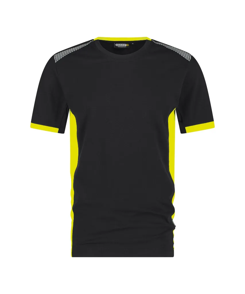 dassy-tampico-t-shirt-black-yellow-front.webp