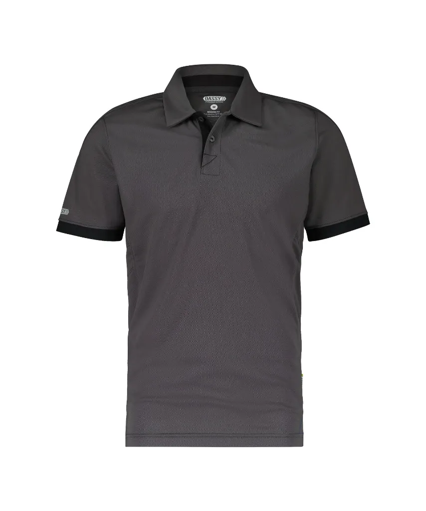 dassy-traxion-polo-shirt-anthracite-grey-black-front.webp