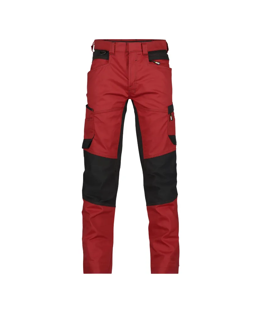 dassy-helix-work-trousers-stretch-red-black-front.webp