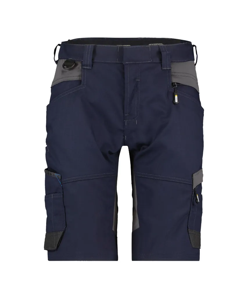dassy-axis-women-work-shorts-stretch-midnight-blue-anthracite-grey-front.webp