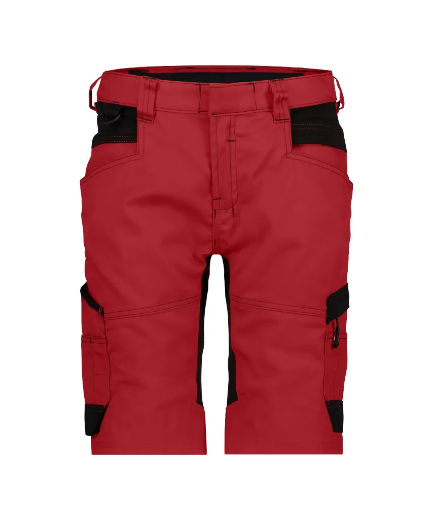 dassy-axis-women-work-shorts-stretch-red-black-front.webp
