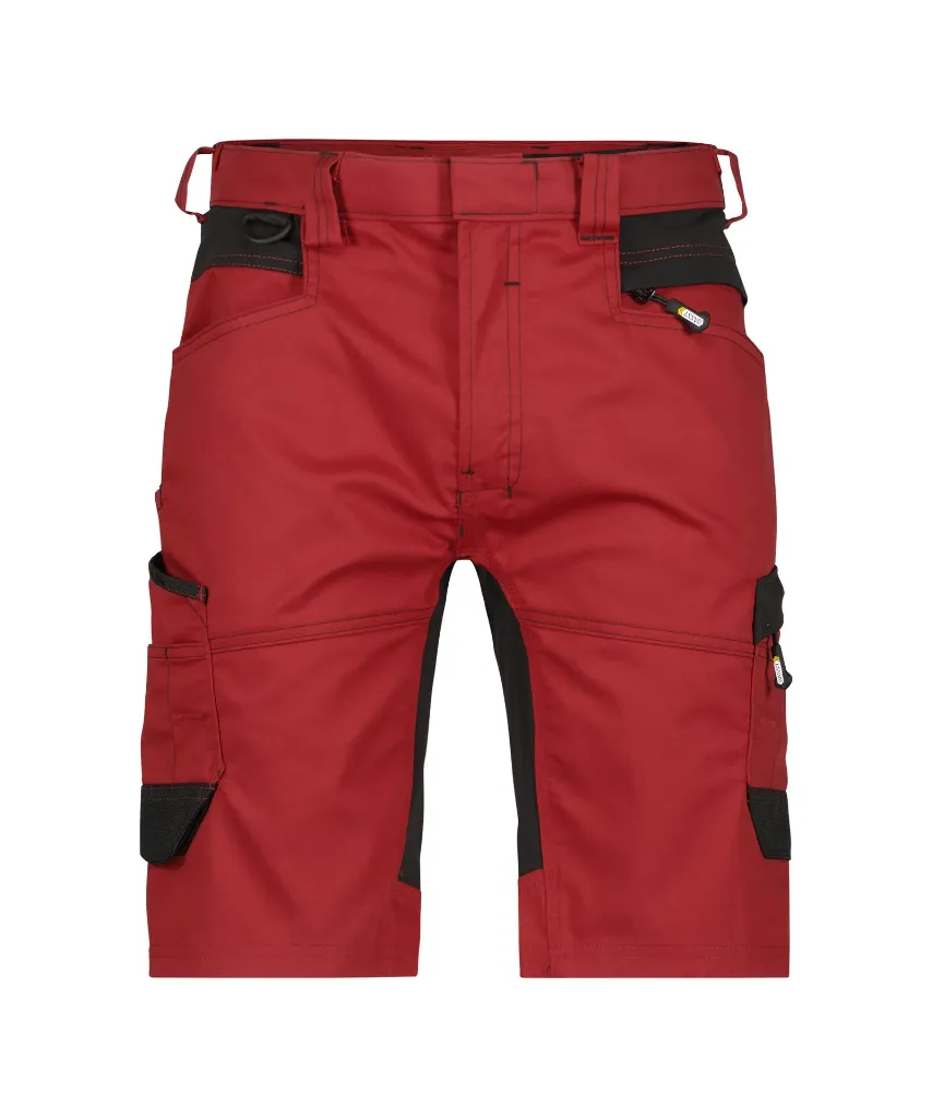 dassy-axis-work-shorts-stretch-red-black-front.webp