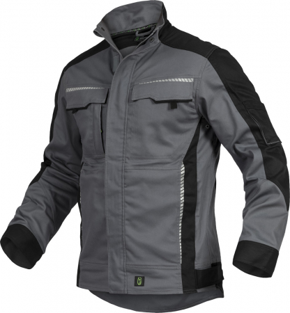 [00595053-0065] Arbeits-Bundjacke Stretch von Leibwächter (anthrazit/schwarz, 3XL)