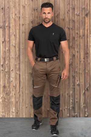 Bundhose Stretch short mit Knietaschen v. Leibwächter