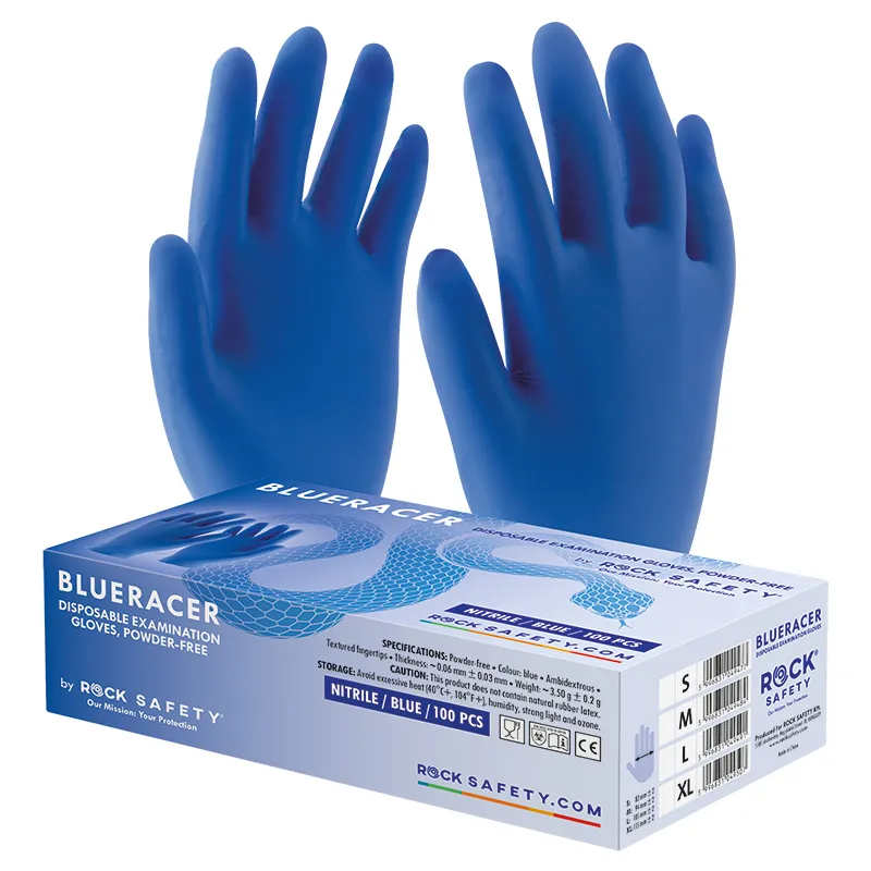 [00010209-0003] Einweghandschuh Nitril blau puderfrei (L)