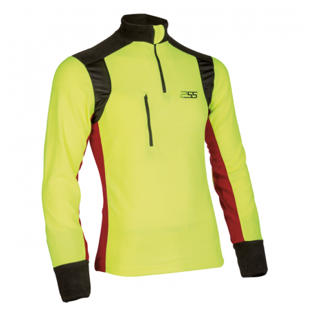 [00351043-0006] Fleeceshirt X-treme Polar LA gelb/rot von PSS (3XL)