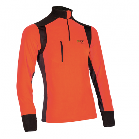 Fleeceshirt X-treme Polar LA orange/grau von PSS