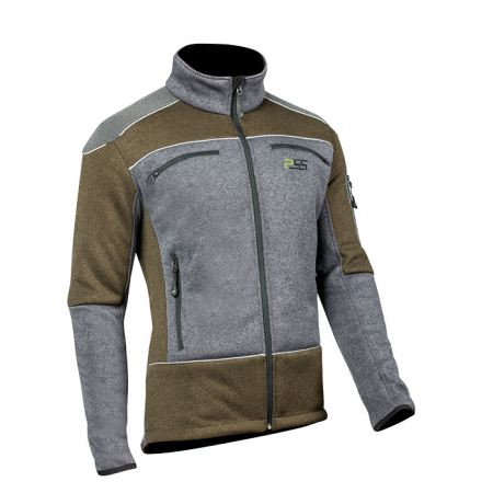 [00351024-0007] Forst-Strickjacke X-treme Arctic grau/oliv von PSS (3XL)