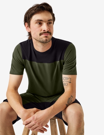 [00568122-0008] KNUT T-Shirt 60/40 2fbg von FHB (anthrazit/schwarz, 4XL)