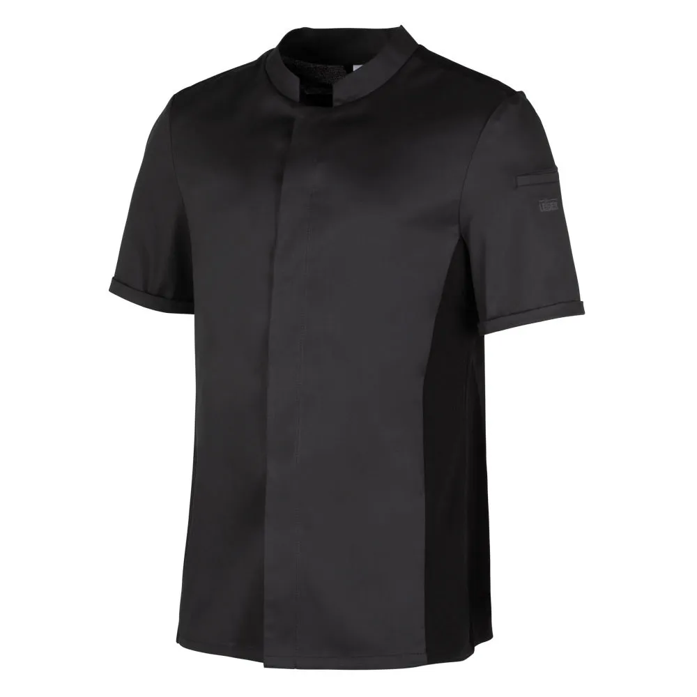 Kochhemd 1378 schwarz KA Tencel v Leiber