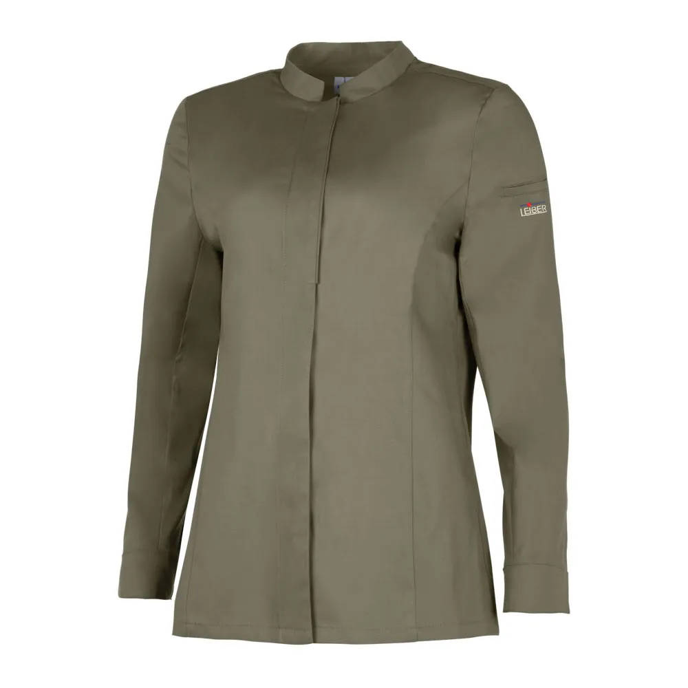 [00201510-0001] Kochhemd Damen 1375 LA Tencel v Leiber (L)