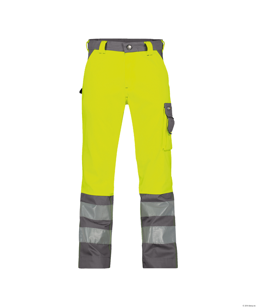 [00565263-0040] LANCASTER Warn-Bundhose SL81 von Dassy (gelb/anthrazit, 42)