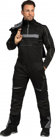 Latzhose Stretch kurze Länge von Leibwächter