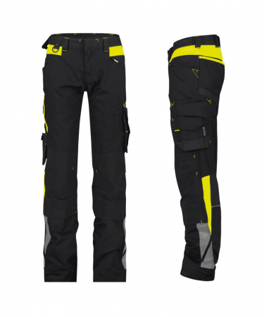 [00546016-0001] Logix Canton Damen-Hose Stretch v. Dassy (nachtblaugelb, 32)