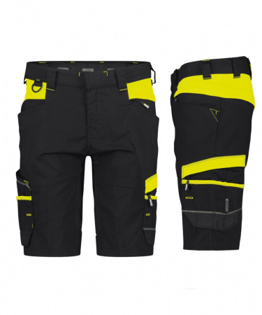 [00546025-0001] Logix Manilla Damen-Worker-Shorts Stretch v. Dassy (nachtblaugelb, 32)