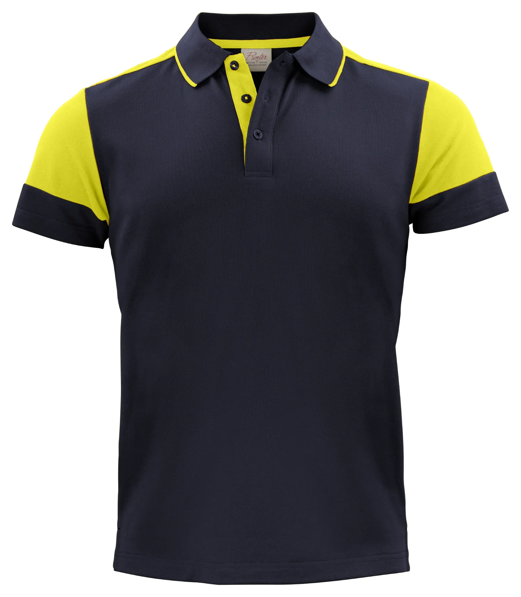 PRIME Pique-Polo zweifärbig von Printer