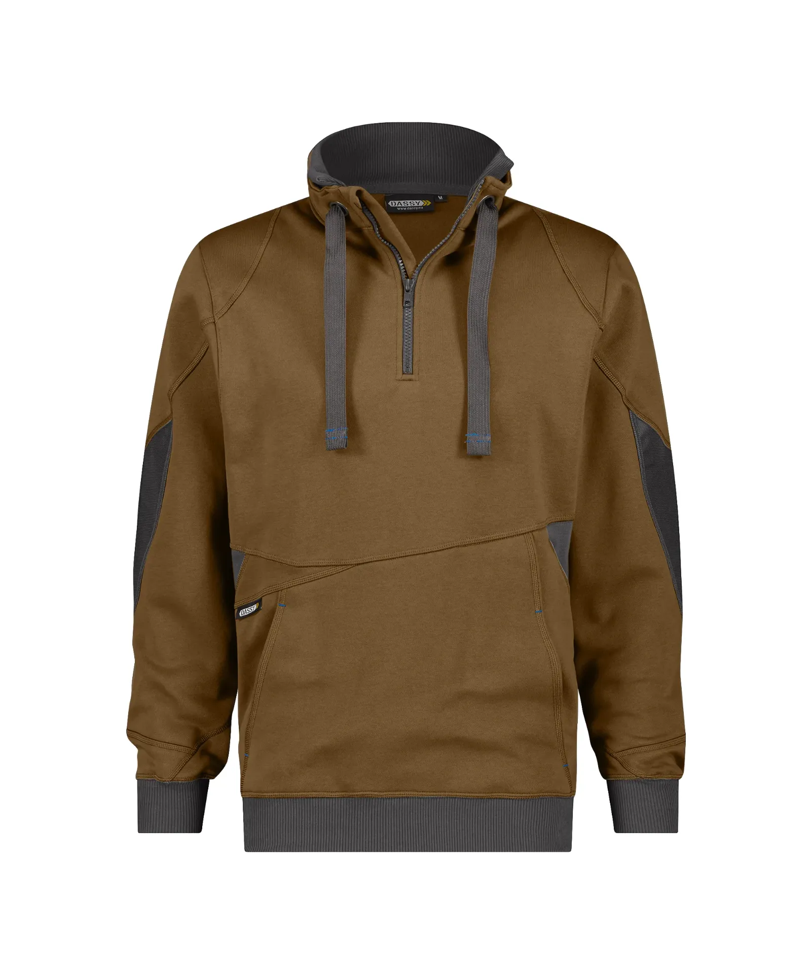 [00544044-0013] STELLAR Sweater mit Zipp von Dassy (blau/grau, L)