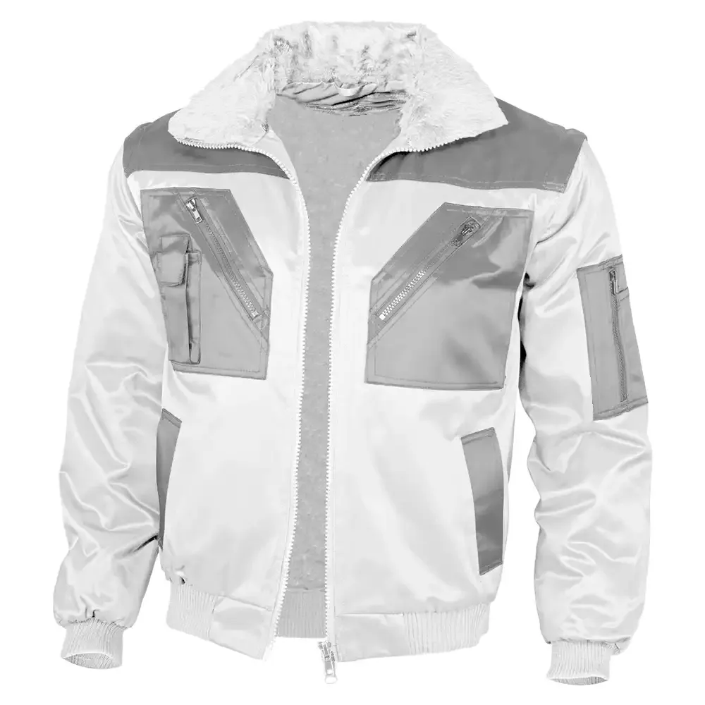Winter-Pilotenjacke mit Webpelz 2-färbig