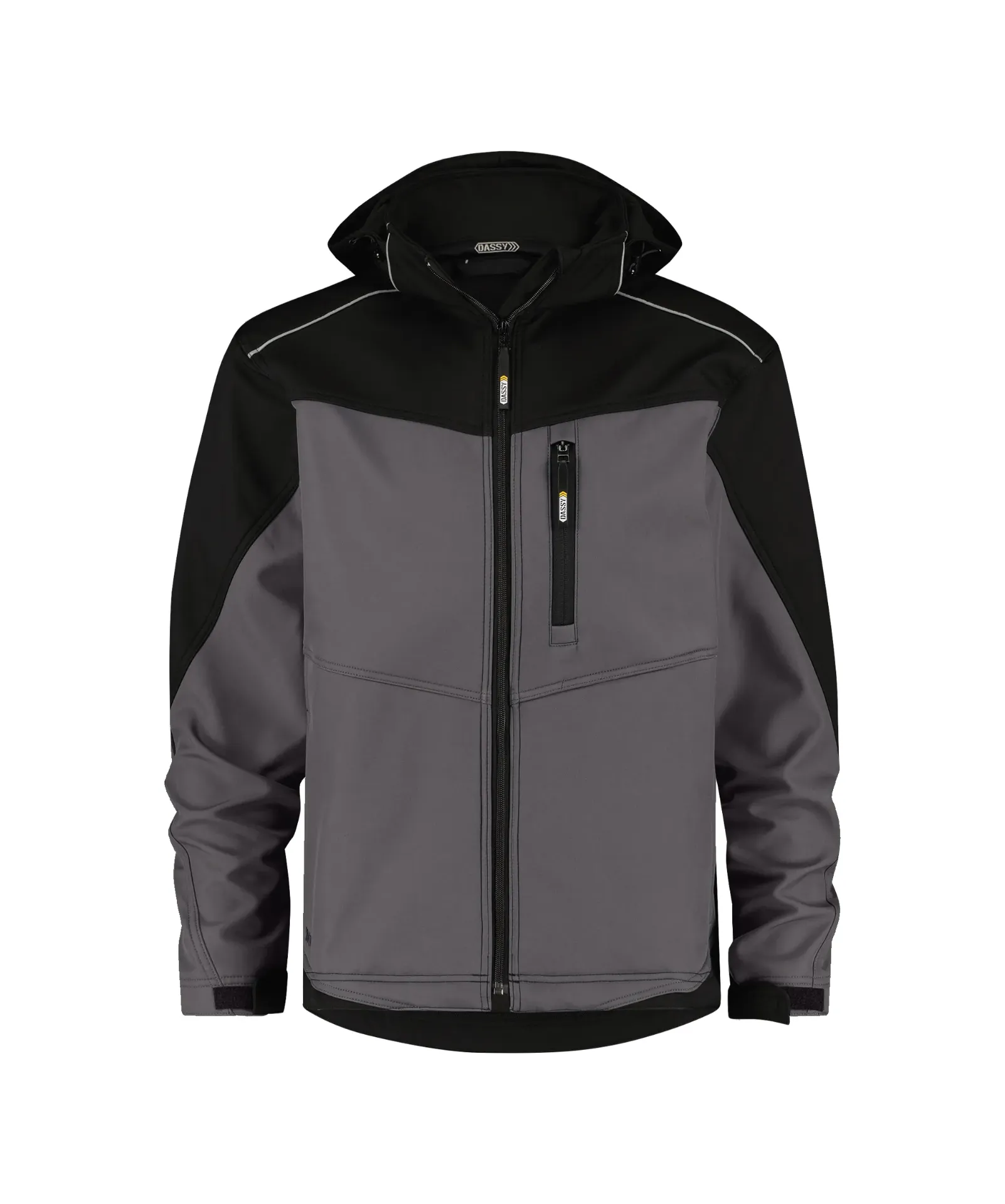 [00565116-0015] JAKARTA 2-fbg Softshelljacke v Dassy (anthrazit/schwarz, 3XL)