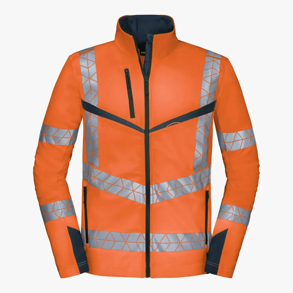 Neonwächter Warn-Thermofleecejacke Schöffel-Pro (gelb/marine, L)