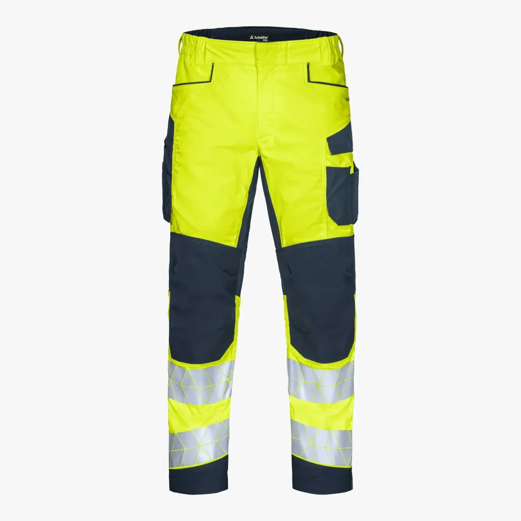 Meistermacher Warn-Bundhose 2-Wege-stretch Schöffel-Pro (gelb/anthrazit, 44)